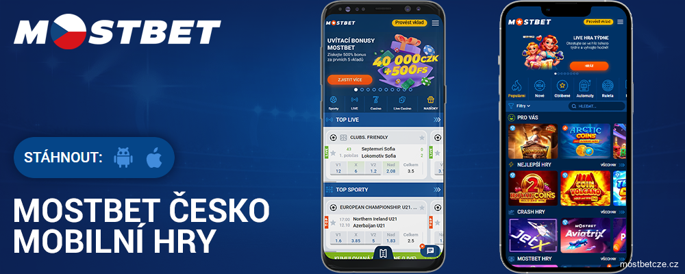 Mobilní aplikace Mostbet Česko